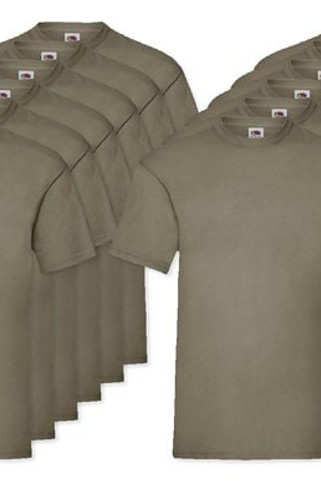 Pack of 12 Fruit of the Loom SC230 - Valueweight T (61-036-0)