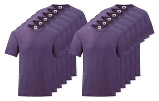 Pack of 12 Fruit of the Loom SC230 - Valueweight T (61-036-0)