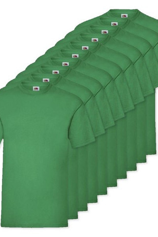 Pack mit 36 Fruit of the Loom SC230 - T-Shirt Herren Kurzarm