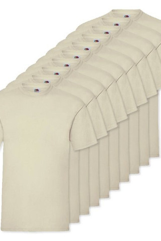 Pakke med 36 Fruit of the Loom SC230 - Kortærmet t-shirt til mænd