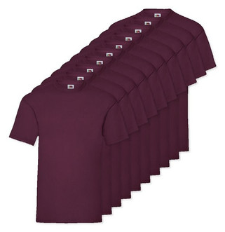 Pack mit 36 Fruit of the Loom SC230 - T-Shirt Herren Kurzarm