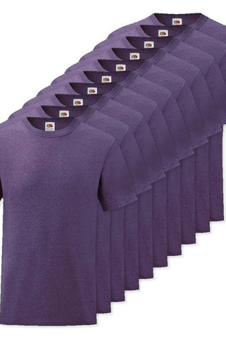 Förpackning med 36 Fruit of the Loom SC230 - Kortärmad T-shirt herr