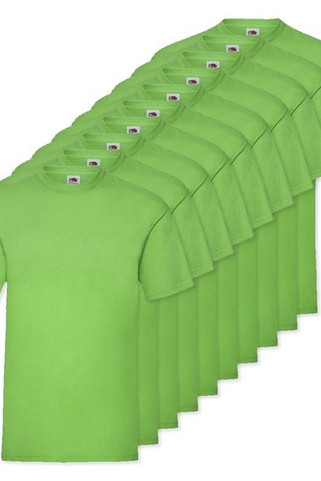 Förpackning med 72 Fruit of the Loom SC230 - Kortärmad T-shirt herr