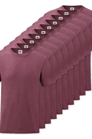 Pakke med 72 Fruit of the Loom SC230 - Kortærmet t-shirt til mænd