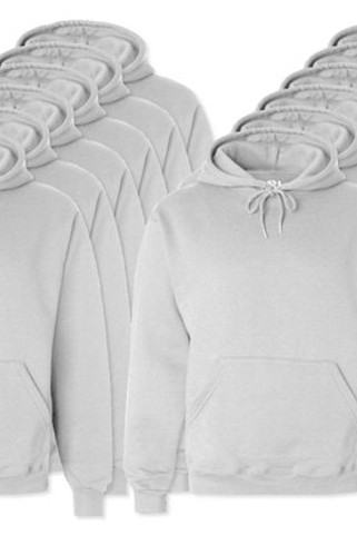 Pack de 12 Fruit of the Loom SC270 - Sweat Shirt Capuche Homme Coton