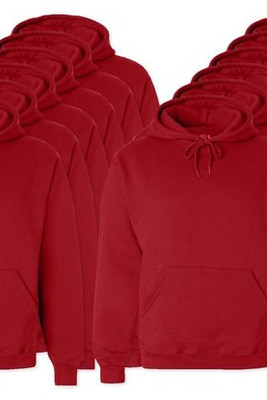 Pack of 12 Fruit of the Loom SC270 - Hooded Sweat (62-208-0)