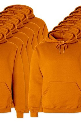 Pack mit 12 Fruit of the Loom SC270 - Herren-Sweatshirt aus Baumwolle mit Kapuze