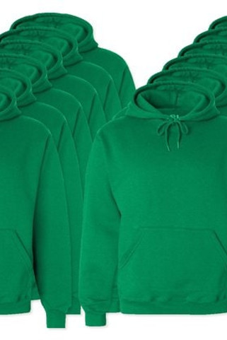 Pack mit 12 Fruit of the Loom SC270 - Herren-Sweatshirt aus Baumwolle mit Kapuze