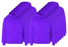 Pack of 12 Fruit of the Loom SC270 - Hooded Sweat (62-208-0)