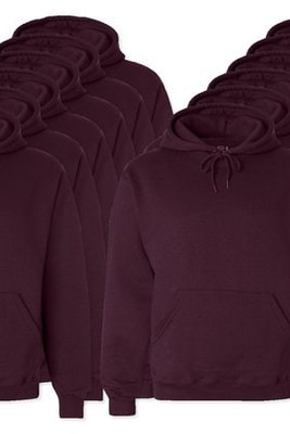 Pack of 12 Fruit of the Loom SC270 - Hooded Sweat (62-208-0)