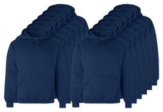 Pack of 12 Fruit of the Loom SC270 - Hooded Sweat (62-208-0)