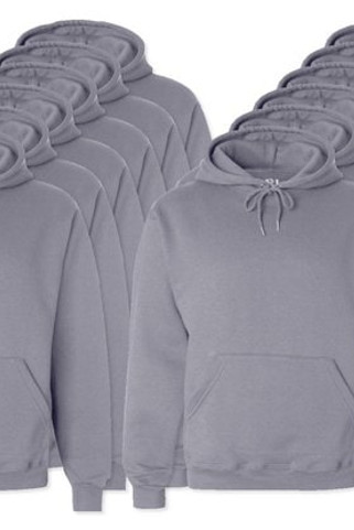 Pack of 12 Fruit of the Loom SC270 - Hooded Sweat (62-208-0)