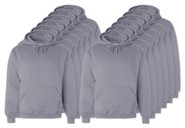Pack mit 12 Fruit of the Loom SC270 - Herren-Sweatshirt aus Baumwolle mit Kapuze