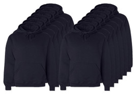 Pack of 12 Fruit of the Loom SC270 - Hooded Sweat (62-208-0)