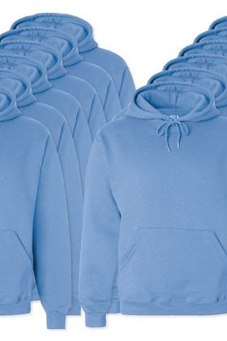 Pack de 12 Fruit of the Loom SC270 - Sweat Shirt Capuche Homme Coton