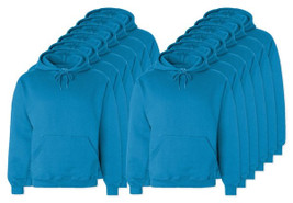 Pack of 12 Fruit of the Loom SC270 - Hooded Sweat (62-208-0)