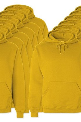 Pack of 12 Fruit of the Loom SC270 - Hooded Sweat (62-208-0)