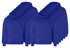 Pack of 12 Fruit of the Loom SC270 - Hooded Sweat (62-208-0)
