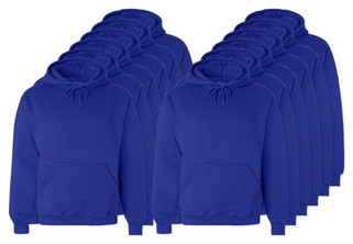 Pack of 12 Fruit of the Loom SC270 - Hooded Sweat (62-208-0)