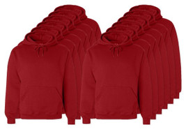 Pack of 12 Fruit of the Loom SC270 - Hooded Sweat (62-208-0)