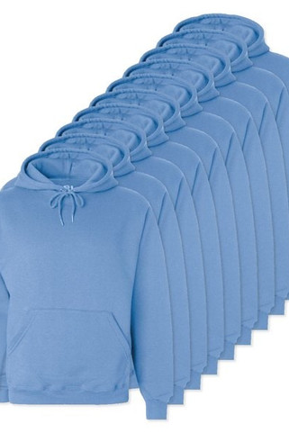 Balení 48 ks Fruit of the Loom SC270 - pánská bavlněná mikina s kapucí