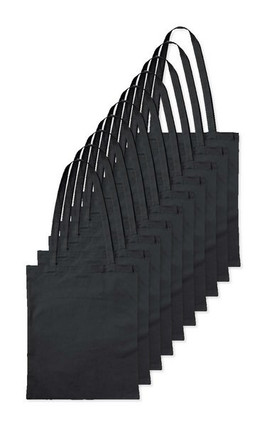 Pack of 100 Label Serie LS42L - Cotton Large Handles Basic Shopper