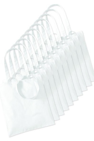 Pack of 100 Label Serie LS42L - Cotton Large Handles Basic Shopper