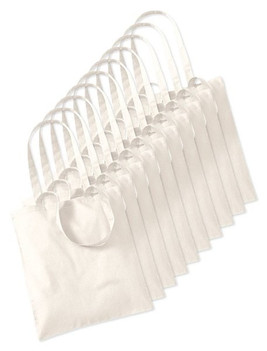 Pack of 100 Label Serie LS42L - Cotton Large Handles Basic Shopper