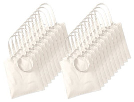 Pack mit 200 Label Serie LS42L - Große Einkaufstasche 100% Baumwolle