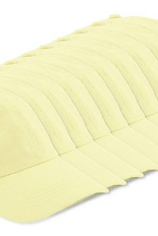 Pack de 24 Beechfield BF653 - Casquette Sportive 6 Panneaux en Coton Chino