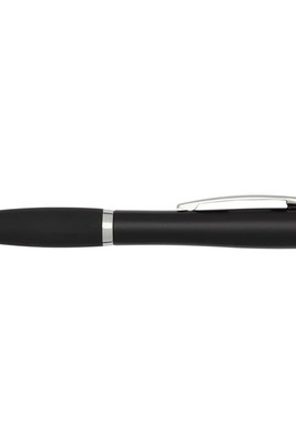 Nash RCS recycled plastic stylus ballpoint pen with coloured barrel and black grip (blue ink) - EgotierPro 106456