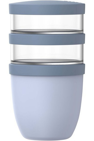 Mepal 113143 - Ellipse 3-częściowy izolowany pojemnik na lunch o pojemności 500 ml + 2 x 200 ml