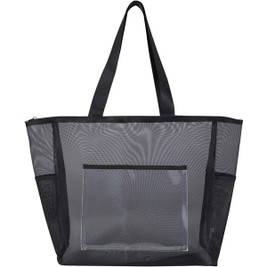 Sac shopping en matériaux recyclés certifiés GRS Mesh de 23 L - EgotierPro 130138