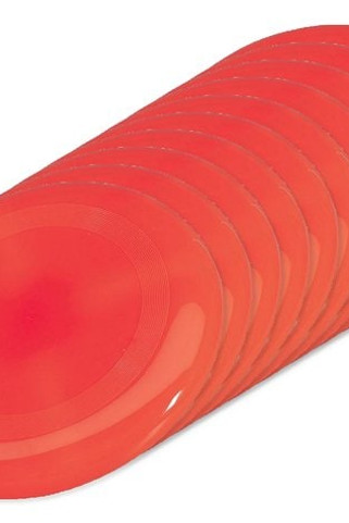 Pakke med 100 GiftRetail KC1312 - SYDNEY Udendørs Frisbee 23 cm til Sjov og Leg