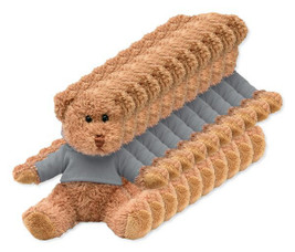 Pack of 10 GiftRetail MO7375 - JOHNNY Adorable Hoodie Teddy Bear Plush Toy