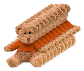 Pack of 10 GiftRetail MO7375 - JOHNNY Adorable Hoodie Teddy Bear Plush Toy