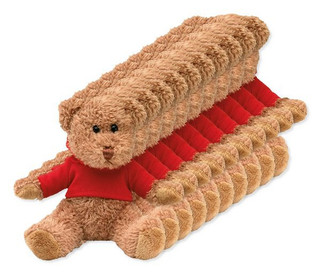 Zestaw 100 szt. GiftRetail MO7375 - JOHNNY Pluszowy miś w koszulce