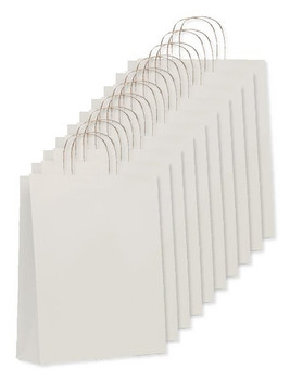 Pack de 10 GiftRetail MO6174 - PAPER TONE L Sac en papier grand format