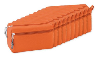 Pack of 10 GiftRetail MO9345 - NEW Eco-Friendly Double Zipper Cosmetic Travel Bag