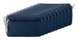 Pack of 100 GiftRetail MO9345 - NEW Eco-Friendly Double Zipper Cosmetic Travel Bag