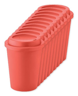 Pack de 100 GiftRetail MO6582 - NOLA Gobelet double paroi PP 300 ml