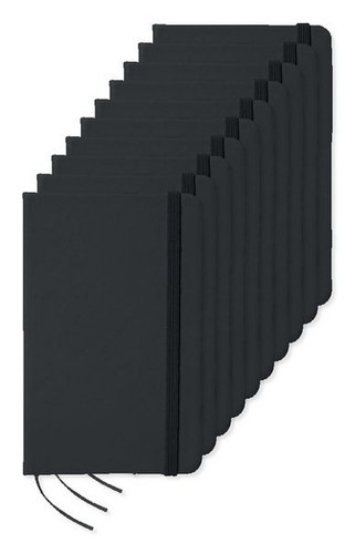 Pak van 10 GiftRetail MO1800 - NOTELUX A6 notitieboekje