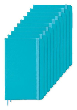 Pack of 100 GiftRetail MO1800 - NOTELUX Premium A6 Notebook with Hard PU Cover