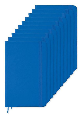 Pack of 100 GiftRetail MO1800 - NOTELUX Premium A6 Notebook with Hard PU Cover