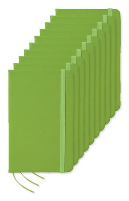 Pack mit 100 GiftRetail MO1800 - NOTELUX DIN A6 Notizbuch