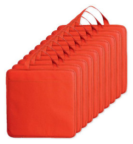 Pack of 100 GiftRetail MO8272 - ENJOW Comfortable Nonwoven Stadium Cushion with Pocket