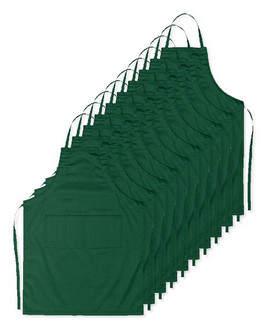 Pack of 100 GiftRetail MO8441 - FITTED KITAB Premium Adjustable Kitchen Apron with Pockets