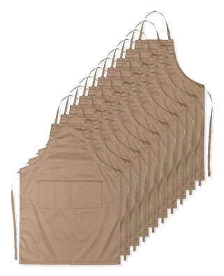 Zestaw 100 szt. GiftRetail MO8441 - FITTED KITAB Fartuch kuchenny regulowany