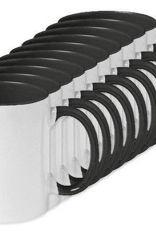 Pack de 100 GiftRetail MO8422 - SUBLIMCOLY Mug coloré