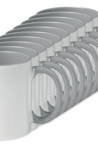 Pak van 100 GiftRetail MO8422 - SUBLIMCOLY Gekleurde sublimatie mok